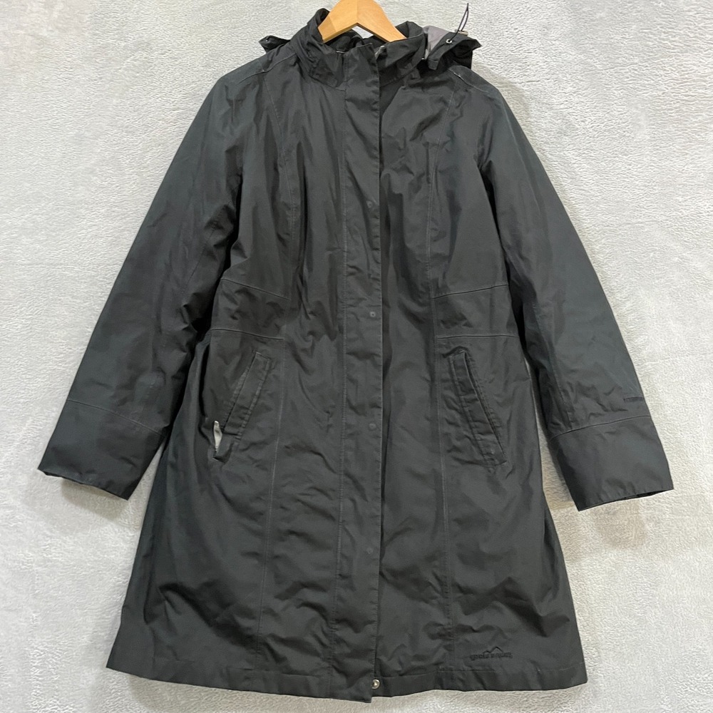 Eddie Bauer Jacket Womens Large WeatherEdge Thinsulate‎ Liner Hooded Parka Coat
